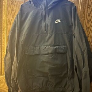 Nike Men's Black Windbreaker Jacket